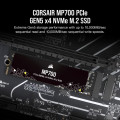 SSD Corsair MP700 2TB PCIe 5.0 (Gen 5) x4 NVMe M.2 SSD