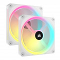Fan case Corsair iCUE LINK QX140 RGB 140mm PWM PC Fans Starter Kit - White