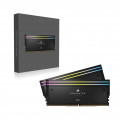 Ram CORSAIR DOMINATOR® TITANIUM RGB 32GB (2x16GB) DDR5 DRAM 6000MT/s CL30 Intel XMP Memory Kit — Black