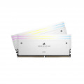 Ram CORSAIR DOMINATOR® TITANIUM RGB 64GB (2x32GB) DDR5 DRAM 6400MT/s CL32 Intel XMP Memory Kit — White