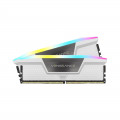 Ram CORSAIR VENGEANCE RGB WHITE HEATSPREADER (CMH32GX5M2E6000C36W) 32GB (2X16GB) DDR5 6000MHZ
