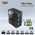 Vỏ Case VSP GAMING V3 - ĐEN (ATX/Mid Tower)