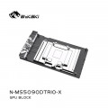 Block vga BYKSKI Geforce RTX 5090 MSI Gaming Trio with Backplate ( MSI GeForce RTX 5090 )