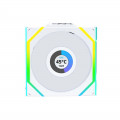 Fan Case LIAN LI UNI FAN SL WIRELESS LCD 120 White (Bộ 3c)