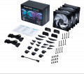 Fan case Phanteks D30 120 BLACK ARGB ( 120mm, Pack 3 )
