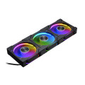 Fan case Phanteks D30 120 BLACK ARGB ( 120mm, Pack 3 )