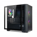 Vỏ case MIK MORAX 3FA BLACK (Mini Tower/ Màu Đen/ 3 fan)