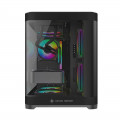 Vỏ case KENOO ESPORT MK400 - Đen (mATX / Mid Tower)