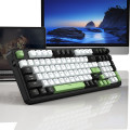 Bàn phím cơ gaming EDRA EK398W (3 Mode/ Black + White + Green/ Blueberry Linear Switch)