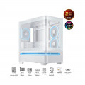 VỎ CASE ASUS Prime AP202TG White (mATX/ 0 fan)