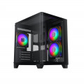 VỎ CASE XIGMATEK PANO M NANO 3GF (mATX/Màu đen/3fan)