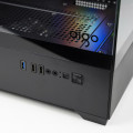 VỎ CASE AIGO C365 Black ( ATX, Màu Đen, Case Bể Cá)