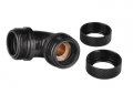 Fitting Thermaltake Pacific PETG Tube 90-Degree dual compression 16mm OD - Black
