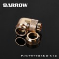 Fitting Barrow 90+com OD:12 male-female (Golden)