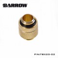 Fitting Barrow male-male rotary (Golden)