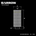 Fitting Barrow Exten 40mm male-female (Silver)