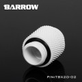 Fitting Barrow male-male rotary (White)