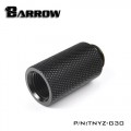 Fitting Barrow Exten 30mm male-female (Black)