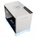 Vỏ case InWin A1 White QI Charger - Full Side Tempered Glass Mini ITX