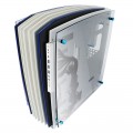 Vỏ case InWin H-Frame White Blue 2.0 + SII-1065W - 30th Anniversary Premium Signature Combo