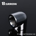Fitting Barrow 90 female-female (silver)