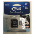 Thẻ nhớ Teamgroup 32GB-HC (UHS-I)  Micro SDHC  (box + adapter)