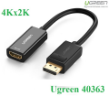 Cáp chuyển đổi Displayport to HDMI hỗ trợ 4Kx2K chính hãng Ugreen 40363