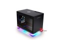 Vỏ case InWin A1 Plus Black QI Charger - Full Side Tempered Glass Mini ITX