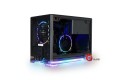 Vỏ case InWin A1 Plus Black QI Charger - Full Side Tempered Glass Mini ITX