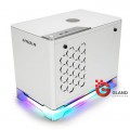 Vỏ case InWin A1 Plus White QI Charger - Full Side Tempered Glass Mini ITX