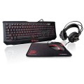 Bộ bàn phím & chuột Thermaltake KNUCKER 4 in 1 (Bàn phím - Chuột chơi game - Tai nghe - Bàn di chuột)