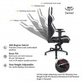 Ghế chơi game Anda Seat Spirit King V2 ( Black White )