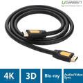 Cáp HDMI 5M hỗ trợ 3D full HD 4Kx2K chính hãng Ugreen UG-10167