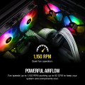 Fan case Corsair iCUE SP140 RGB PRO Performance 140mm Dual Fan Kit (Pack 2)