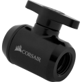 Fitting Van xả Corsair Hydro X Series XF Ball Valve — Black