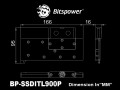 Block SSD Bitspower WaterBlock for Intel SSD 900P