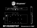 Block vga Bitspower Lotan VGA Water Block for ASUS ROG Strix GeForce RTX 20 series