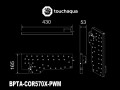 Waterboard Bitspower Touchaqua Sedna 570X RGB（PWM）