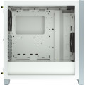 Vỏ case Corsair 4000D - Tempered Glass - White