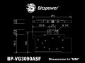 Block vga Bitspower Classic VGA Water Block for ASUS TUF Gaming GeForce RTX 3090