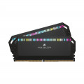 Ram CORSAIR DOMINATOR PLATINUM RGB 32GB (2x16GB) DDR5 DRAM 5200MHz C38 Memory Kit — Black