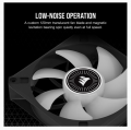 Fan case Corsair iCUE ML120 RGB ELITE Premium 120mm PWM Magnetic Levitation Fan — Single