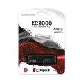 SSD Kingston KC3000 512GB NVMe M.2 2280 PCIe Gen 4 x 4 (Đọc 7000MB/s, Ghi 3900MB/s)