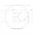 Backplate EK-Quantum Vector Xtreme RTX 3080/3090 Backplate - Nickel