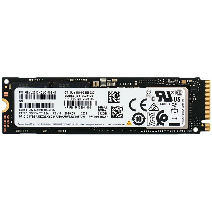 Ổ cứng SSD Samsung NVMe PM9A1 512GB M.2 PCIe Gen4 x4 MZ-VL25120