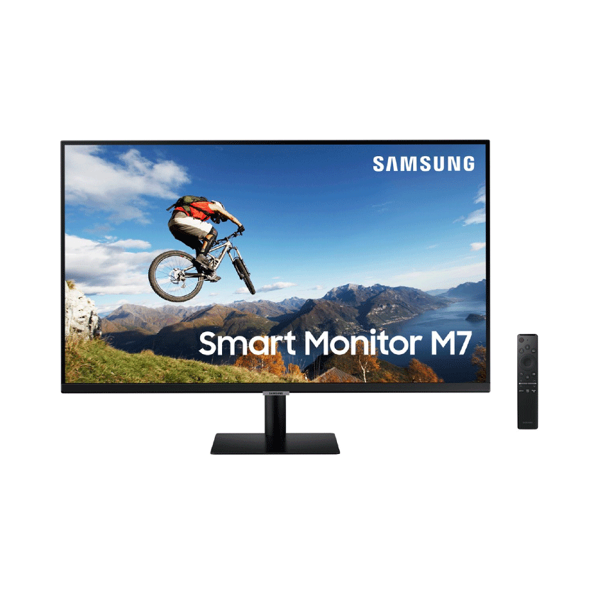 Màn hình Samsung LS32AM700UEXXV (31.5inch/UHD/VA/60Hz/8ms/250nits/HDMI+USB/Tivi+Remote)