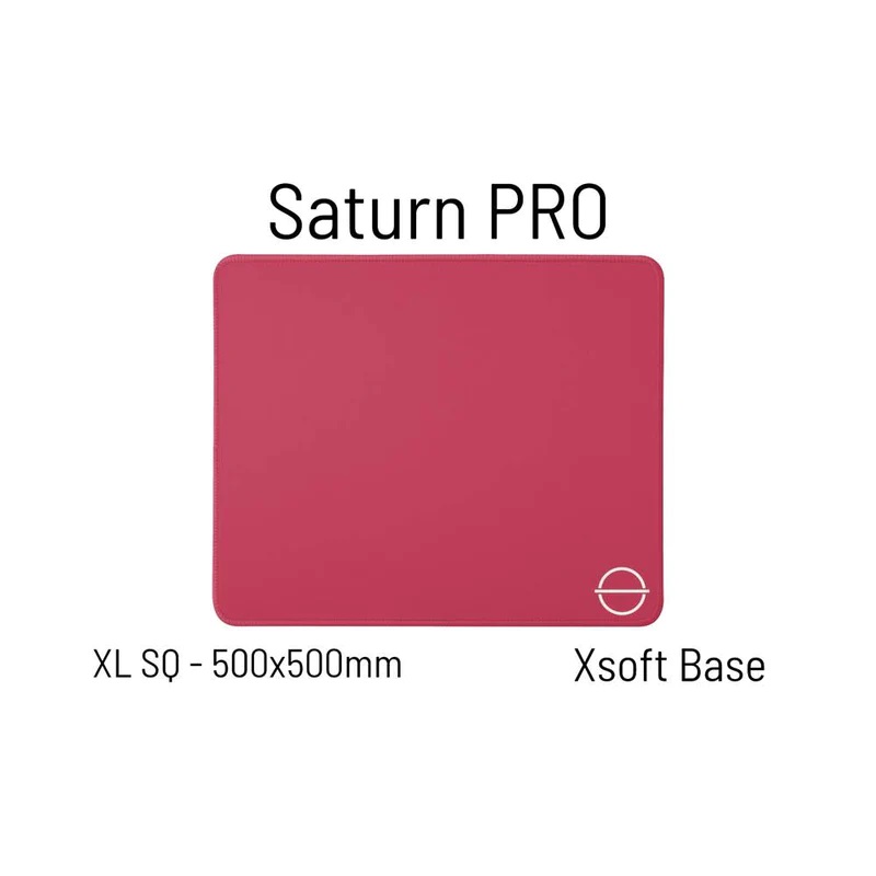 Lót chuột đế Xsoft Lethal Gaming Gear Saturn PRO - Red (XL Square - 500x500mm)
