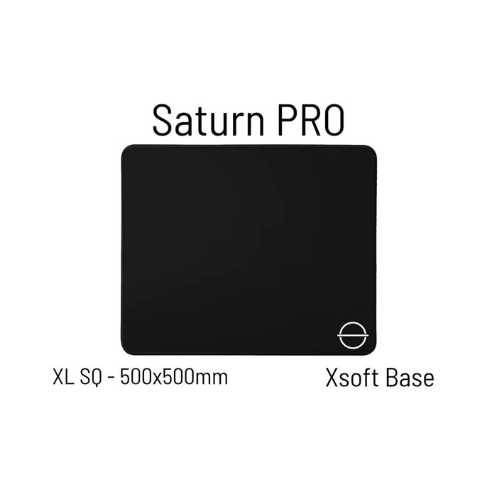 Lót chuột đế Xsoft Lethal Gaming Gear Saturn PRO - Black (XL Square - 500x500mm)