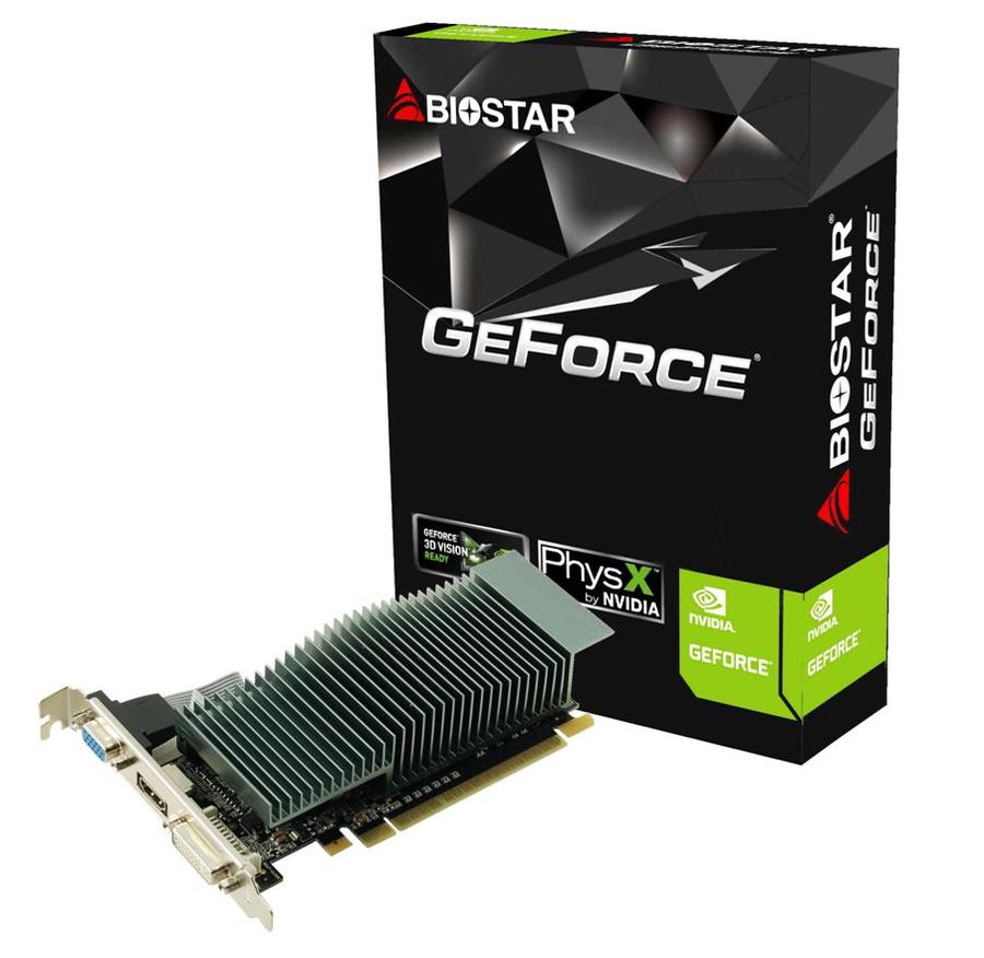 VGA BIOSTAR GeForce GT210 1GB SDDR3, 64bit