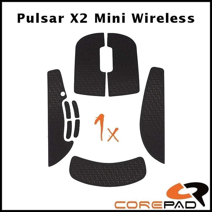 Bộ grip tape COREPAD Soft Grips - Pulsar X2 Mini Wireless - RED